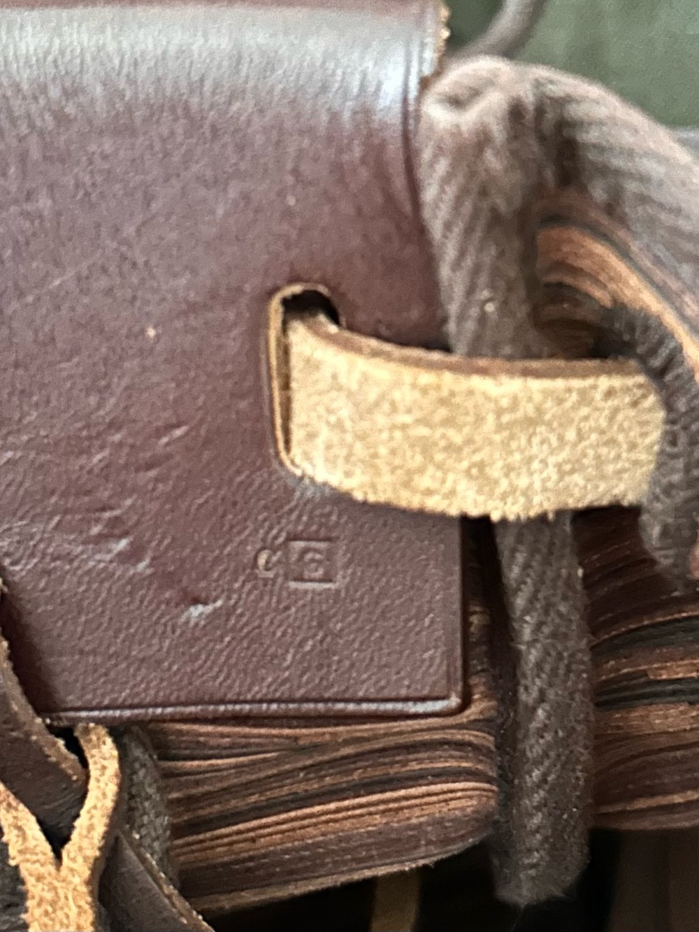 HERMES Vibrato Herbag Cabas Tote Bag - Picture 12 of 12
